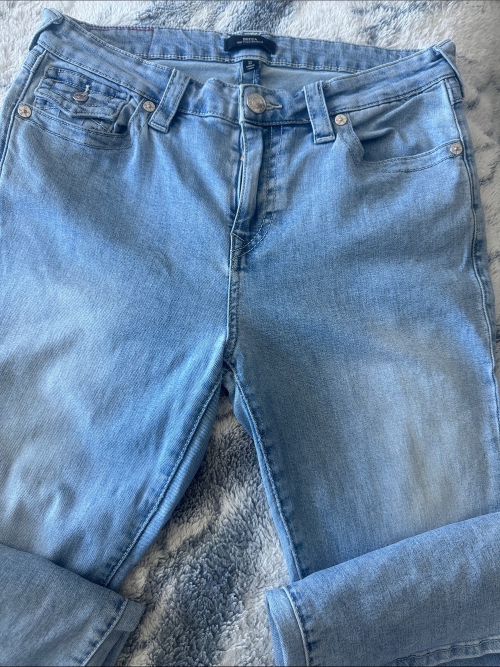 True Religion Light Blue Women's Jeans- AUTHENTIC **CLOSET CLEANOUT**
